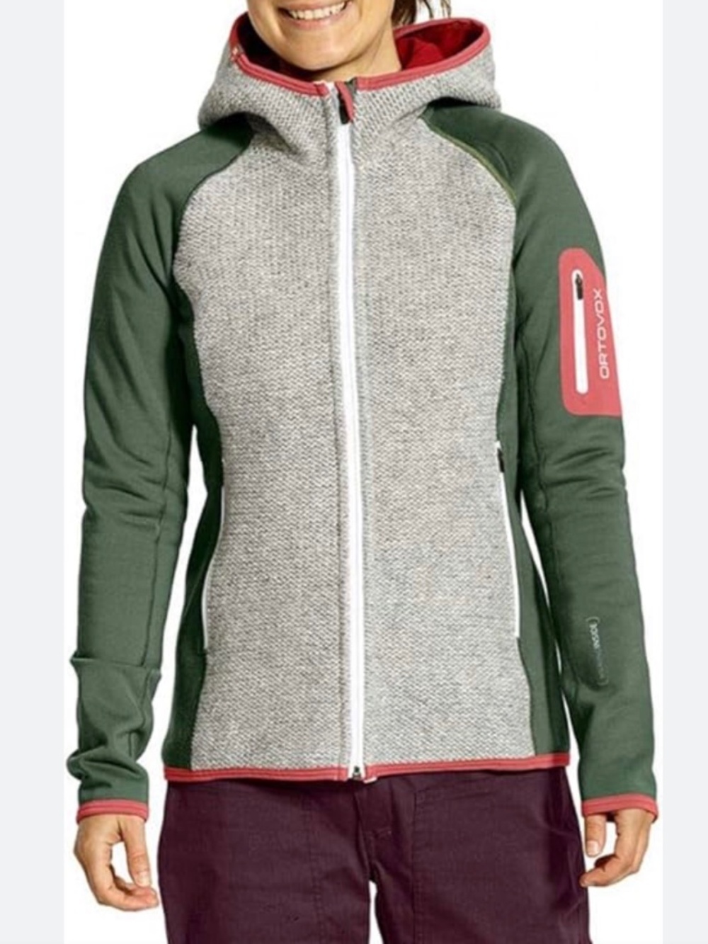 Ortovox Fleece Plus Knit Hoody Jacket - Size S